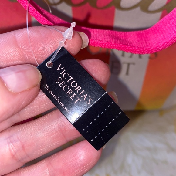 NWT Victoria's Secret Pink and Orange Tote Bag - Picture 5 of 16